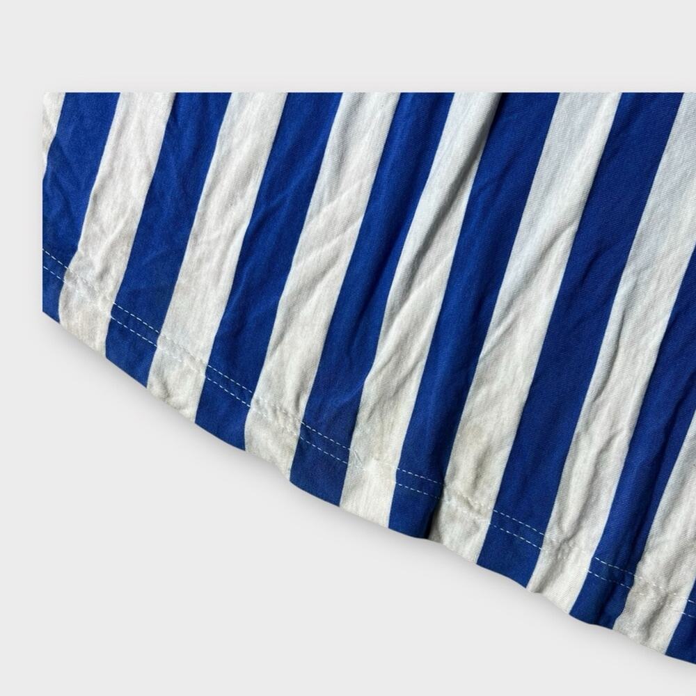 Matilda Jane Women’s The Road Ahead Blue and White Striped Maxi Dress Medium - Picture 9 of 13